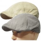 Vintage Cotton Men's Newsboy Ivy Cap Duckbill Driving Golf Summer Hat S/M L/XL