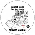 Bobcat Skid Steer Loader S330 Service Manual A02060001-A02160001 CD