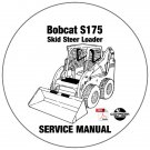 Bobcat Skid Steer Loader S175 Service Manual A3L511001-A3L519999 CD
