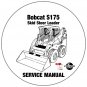 Bobcat Skid Steer Loader S175 Service Manual A3L511001-A3L519999 CD