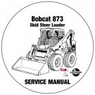 Bobcat Skid Steer Loader 873 Service Repair Manual 514115001-514213001 CD