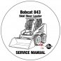 Bobcat Skid Steer Loader 843 Service Repair Manual CD