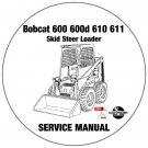 Bobcat Skid Steer Loader 620 Service Repair Manual CD