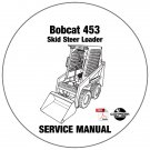 Bobcat Skid Steer Loader 453 Service Repair Manual CD