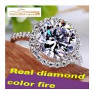 3 CARAT RING GEMSTONES BRIDE & GROOM DIAMOND ENGAGEMENT SETTING ONLY RING SIZE 9