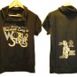 Korean Women Fashion T-SHIRT Black Snoopy Lady Soft Elastic Short
