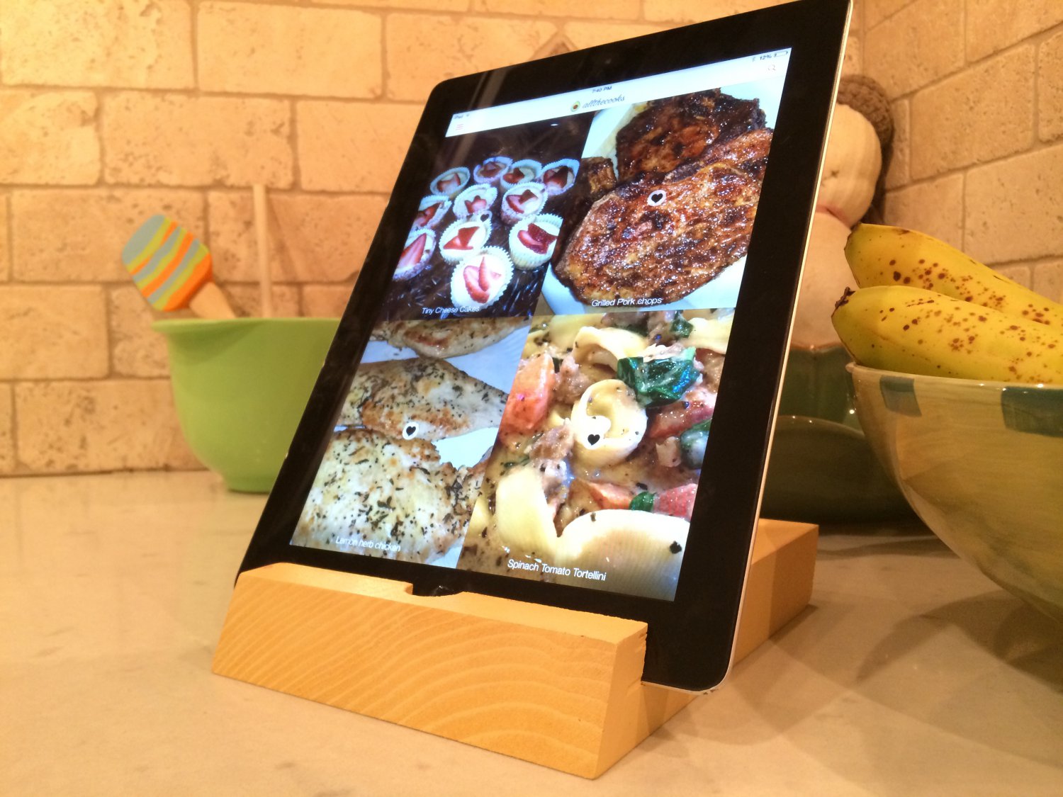 Wooden Tablet Stand
