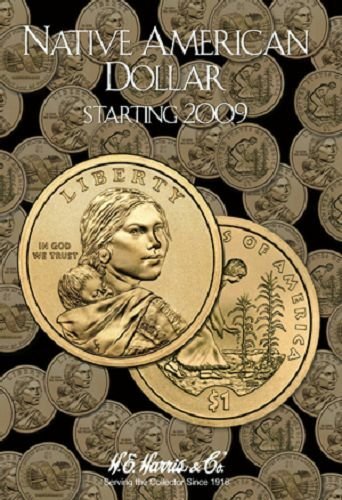 Native American Dollar Coin Folder Album Starting 2009 by H.E. Harris