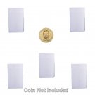 5 Numis Small Dollar Square Coin Tube Storage, 26.5mm