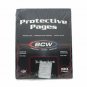 BCW - Pro 3-Pocket Currency Page. Fit All Standard 3-Ring Binder, 100 pack