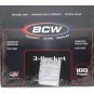 BCW - Pro 3-Pocket Currency Page. Fit All Standard 3-Ring Binder, 100 pack