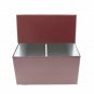 Guardhouse Double Row Slab - Maroon Coin Storage Box - 12 x 5.75 x 3