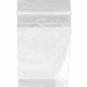 2 x 3 Ziplock Reclosable White Block Poly Bags Write On, 2 mil, 25 pack