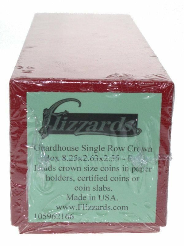 Guardhouse Single Row Crown Red Box 8.25 x 2.63 x 2.87