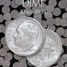 Roosevelt Dimes Coin Folder Album #1 1946-1964 by H.E. Harris