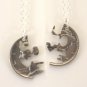 Mercury Dime Love Cut Pair, Cut-Out Coin Jewelry, Necklace/Pendant
