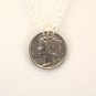 Mercury Dime Love Cut Pair, Cut-Out Coin Jewelry, Necklace/Pendant