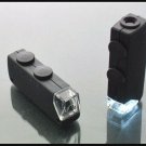 LED Illuminated Zoom 60-100x Pocket Mini Microscope
