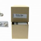 Guardhouse Tan/Large Dollar Coin Box with 100 flips, 2" x 2" x 8.5"