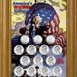 America's Wartime Coinage, Solid Oak Frames 5x7