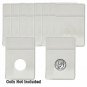 Dime Foam Inserts for Display Slabs, No Slabs, White 10 pk by BCW