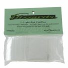 2x2 White Block Poly Ziplock Bags, Writeable 2 mil, 100 pack