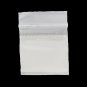 2x2 White Block Poly Ziplock Bags, Writeable 2 mil, 100 pack