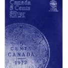 Canada 5 Cent, Silver 1858-1921, Whitman Coin Folder