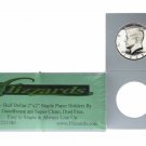 25 Cardboard/Mylar 2x2 Coin Holder Flips for Half Dollar 30.6mm, by Guardhouse