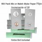 9x2x2 Red Storage Box for 2x2 Coin Holders with 500 Coin Flips Single Row 5 pack