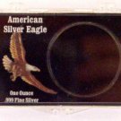 ASE Black Eagle - Color, 2X3 Snap Lock Coin Holders, 3 pack - 20399205
