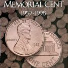 Lincoln Memorial Cents Coin Folder Album #1, 1959-1998 by H.E. Harris
