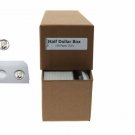 Guardhouse Brown/Half Dollar Coin Box with 100 flips, 2" x 2" x 8.5"