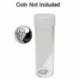 Round Nickel Coin Storage Tubes 21mm by BCW 5 pack