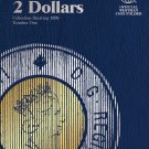 Canada Two Dollars, Starting 1996, No. 1, Whitman Coin Folder