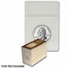 Quarter Foam Inserts for Display Slabs, No Slabs, White 25 pk by BCW