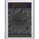 ASE Frosty Case - Happy Birthday, 2x3 Snap Lock Coin Storage 3pk - 20255