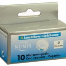 10 Lighthouse Direct Fit Coin Capsule Holders for Small Dollars, 26.5mm