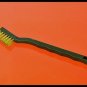 Small Brass Wire Brush w/ Plastic Handle - 6 3/4"
