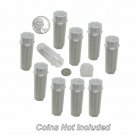 Dime Square Coin Tubes by Guardhouse, 17.9mm, 10 pack