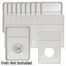 BCW - Display Slab with Foam Insert-Combo, Nickel White, 10 pack