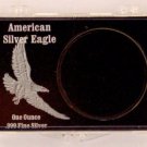 ASE Black Eagle - Embossed, 2X3 Snap Lock Coin Holders, 3 pack