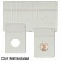BCW - Display Slab with Foam Insert-Combo, Penny White, 10 pack