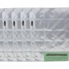 BCW Pro Poly 20 Pocket Pages for 2x2 Coin Flips or Photo Slides, 5 pack
