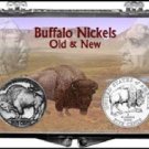 Buffalo Nickel Old & New 2006, 2X3 Snap Lock Coin Holders, 3 pack