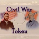 Civil War Generals - Token 2x3 Snap Lock Coin Holder, 3 pack