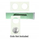 Guardhouse 2.5 x 2.5 Crown-Silver Eagle Cardboard Mylar Coin Flips, 100 pack