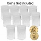 Round Small Dollar Coin Storage Tubes 26mm by BCW 10 pack