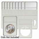 2x3 Display Slab with Foam Inserts - Combo, Large Dollar - White by BCW 10 pack