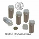 Quarter Square Coin Tubes by Guardhouse, 24.5mm, 5 pack